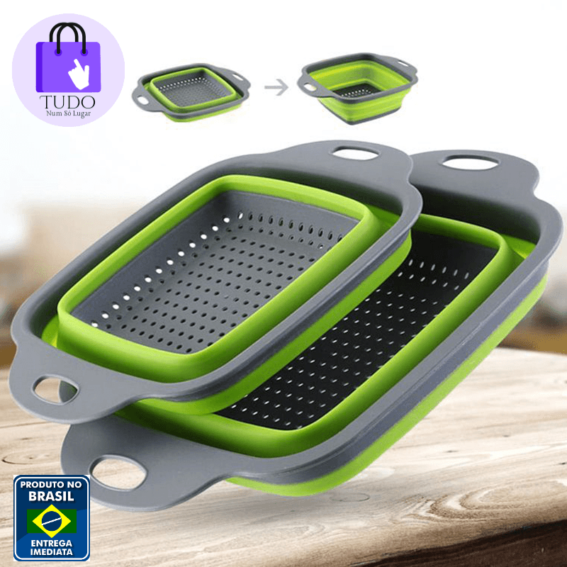 Escorredor Retrátil em Silicone