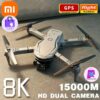 Xiaomi-V88 Drone Anti-Shake Profissional, 8K, 4K, Alta Definição, Câmera Dupla