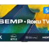 Smart TV 50” 4K UHD LED Semp RK8600 Wi-Fi