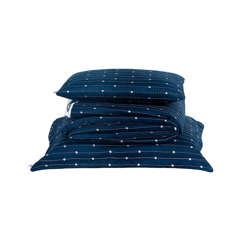 Kit Cobre Leito Solteiro 4 Peças Bordado Urbany 100% Poliéster Hipercal 400 Fios