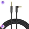 Kebiss Aux Cabo Jack 3.5mm Cabo de Áudio 3.5mm Jack Speaker Cabo para Fones de Ouvido Jbl Carro Xiaomi Redmi 5 Plus Oneplus 5t Aux Cord