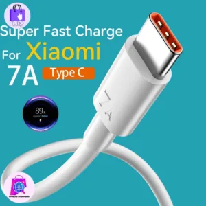 Cabo de Carregamento Super Rápido USB tipo C, Cabo do Carregador para Xiaomi, Redmi, POCO, Huawei, P40, Mate40, 30 A, 7A